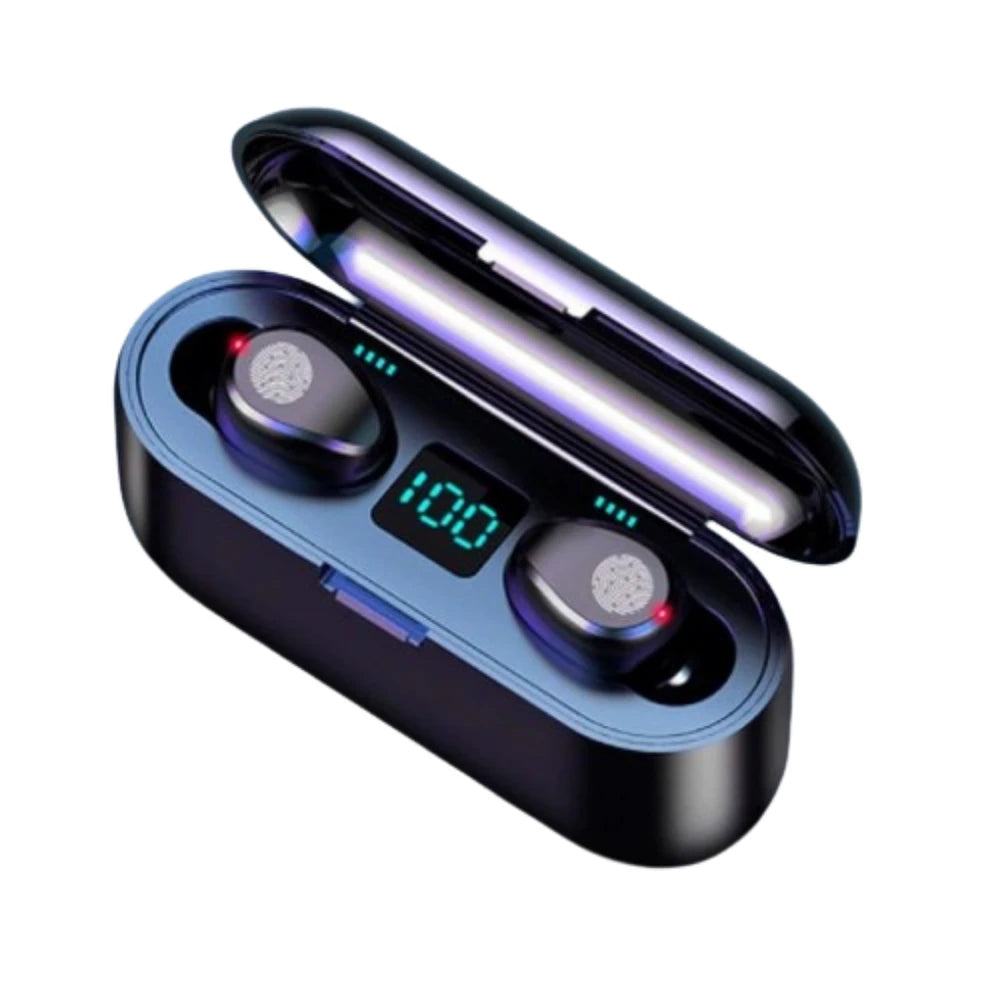Audífono Inalámbricos F9 Con Power Bank